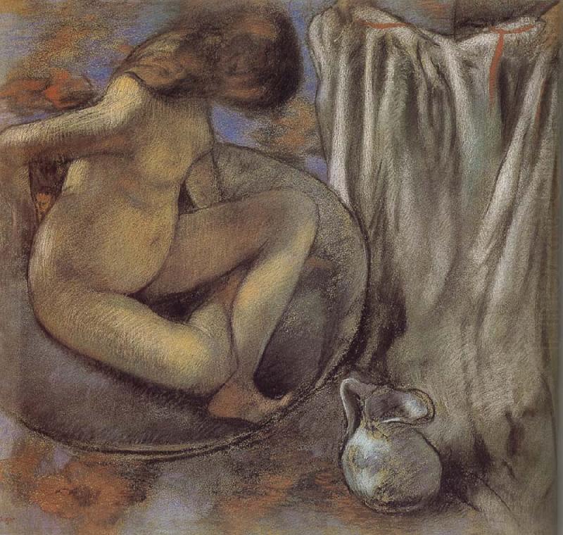 Edgar Degas the lady in the tub china oil painting image